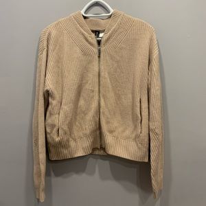 H&M Divided Knit Zip Up Sweater